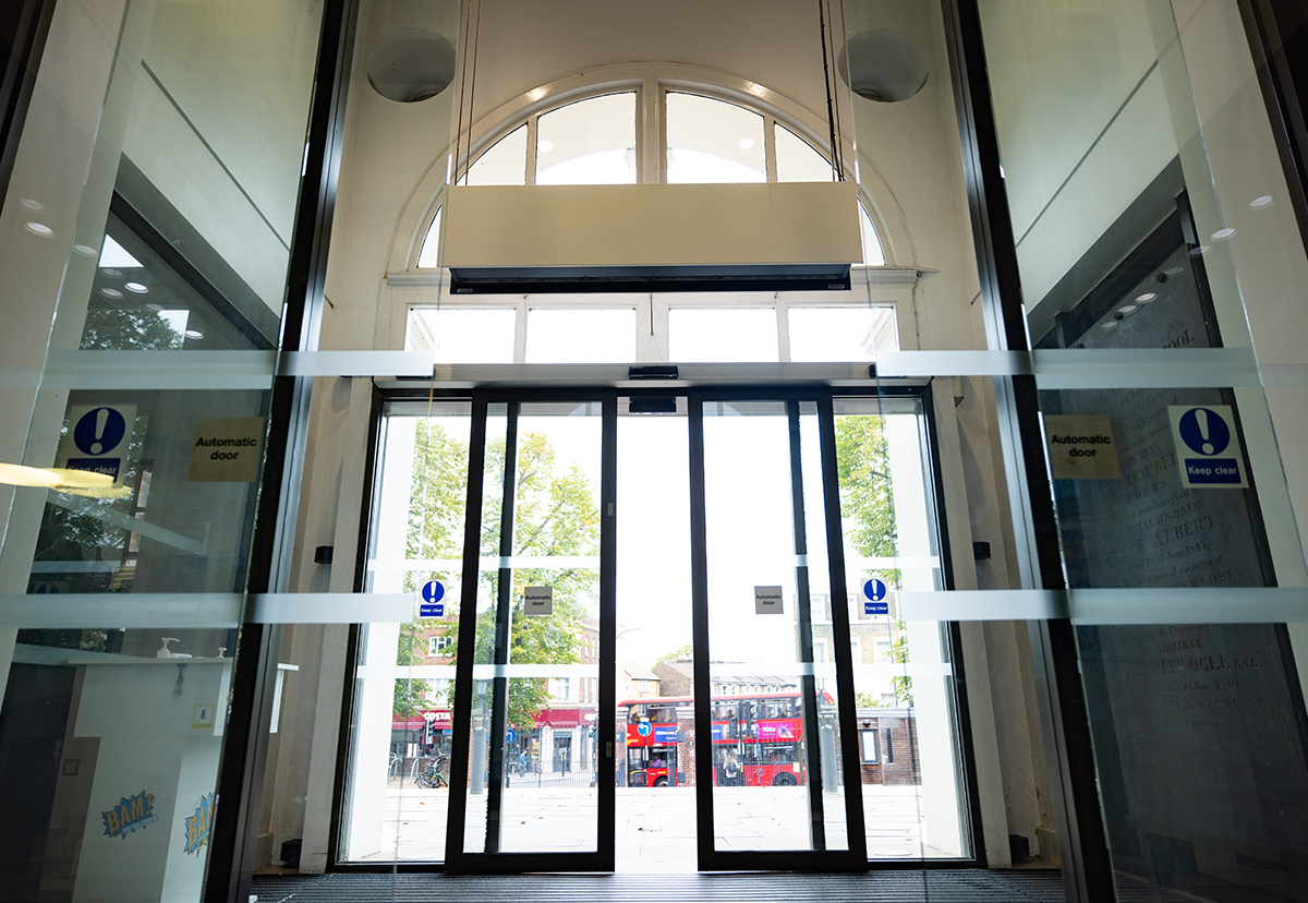 High-quality aluminium fabrication and automatic doors supplied and installed across Essex, London, Kent